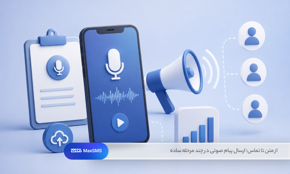 پیام صوتی را برای مخاطبان هدف ارسال کنید و وضعیت تماس‌ها و نتیجه کمپین را در پنل بررسی کنید.